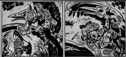 Wonder Woman - H. G. Peter 1/3 tier Comic Art