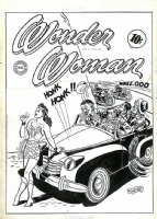 H. G. Peter - Wonder Woman unpublished cover Comic Art