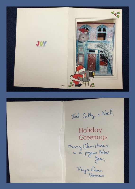 Roy (& Dann) Thomas Holiday Christmas Card, in Joel Thingvall GALLERY ...