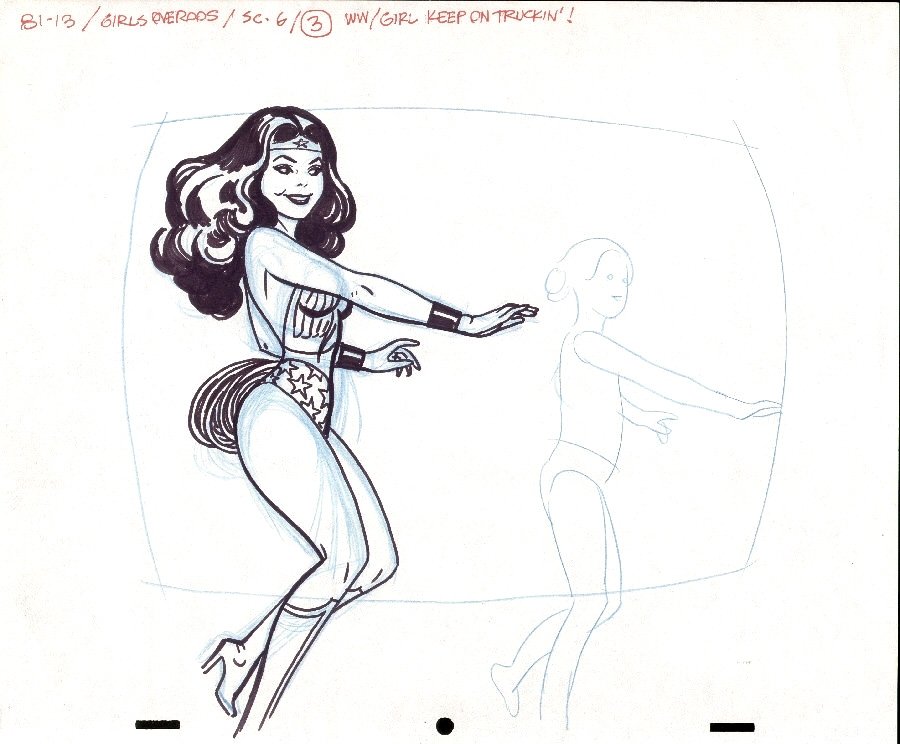 Wonder Woman Underoos Illustration by Alex Toth (DC/Fruit of the