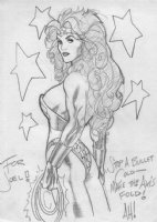 Adam Hughes - My First Wonder Woman Drawing, Comic Art