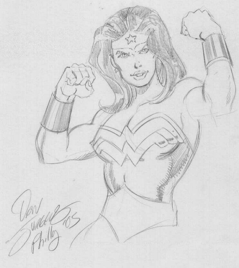 Dan Jurgens - Wonder Woman, in Joel Thingvall GALLERY OF WONDER WOMAN ...