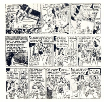 H. G. Peter - Daily Newspaper strips Comic Art