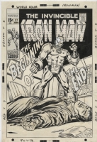 Tuska--Iron Man #17 Cover (1969), Comic Art