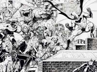 Arthur Adams--Batman: Detective Comics #1027 Wraparound Cover (2020), Comic Art