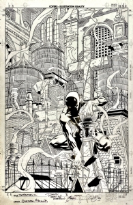 Quesada/Palmiotti--Daredevil #3 Cover (Marvel Knights 1999), Comic Art