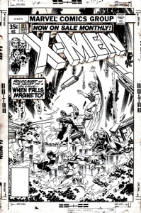 John Byrne--X-Men #113 Cover (Marvel 1978) 1st Byrne X-Men Cover!, Comic Art