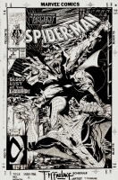 McFarlane--Spider-Man #2 Cover (1989) Spider-Man vs The Lizard!, Comic Art