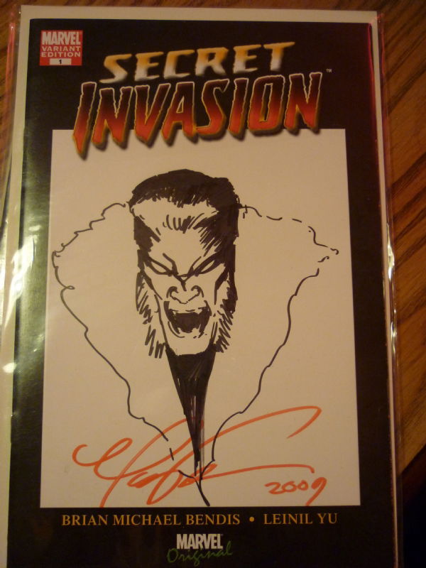 Sabretooth II - Mark Texeira, in Rafael M.'s X-Men Sketch Covers