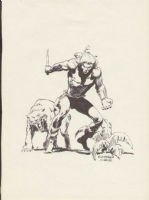 Brent Anderson Ka-zar & Zabu  Comic Art