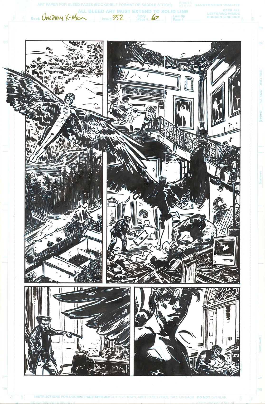 Uncanny X-Men #352 page 6, in Tyler Chin-Tanner's X-Men Art Comic Art ...