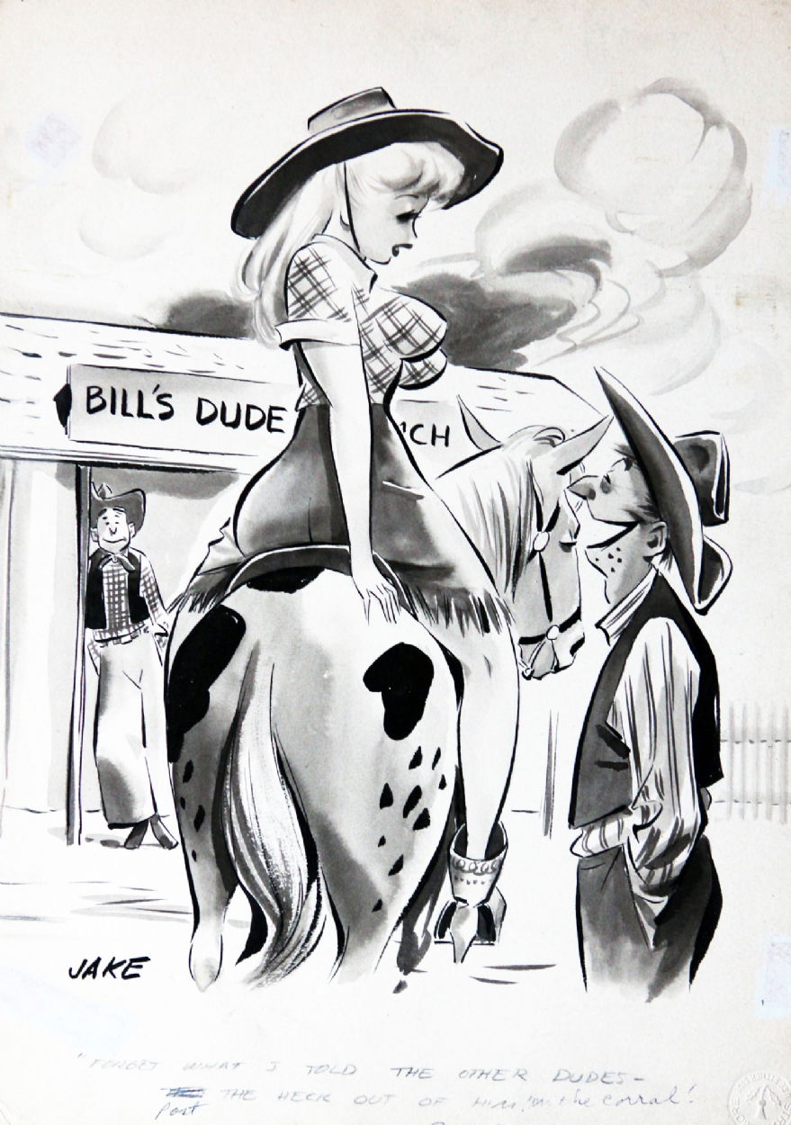 Jack Cole Humorama Pin Up, in Jerry C.'s Rarities & Gems