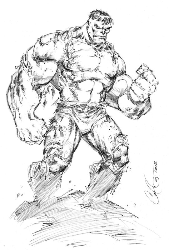 Hulk, In Cory Hamscher's 2012 Comic Art Gallery Room