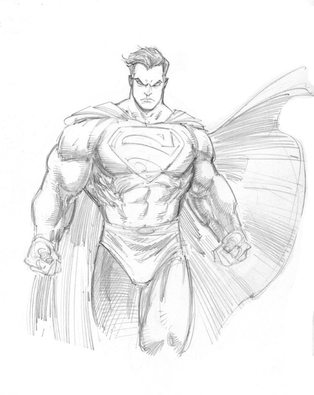 Fanart I made this Superman drawing that Im super proud of 15hrs   rDCCinematic