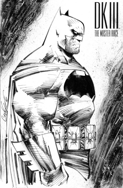 BATMAN sketch cover (DKIII #1), in Cory Hamscher's 2016 Comic Art Gallery  Room