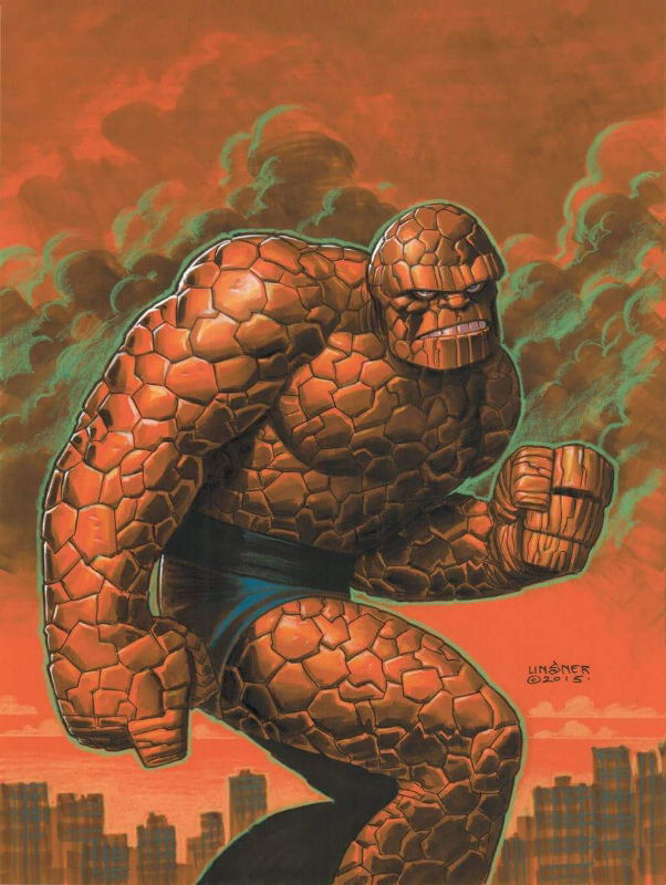 The Thing Ben Grimm By Josoph Michael Linsner In Neal Roth S Fantastic