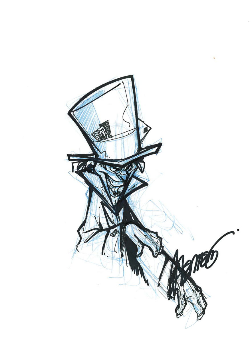 Mad Hatter by Francisco Herrera, in Ethan Kaye's Convention Sketches ...