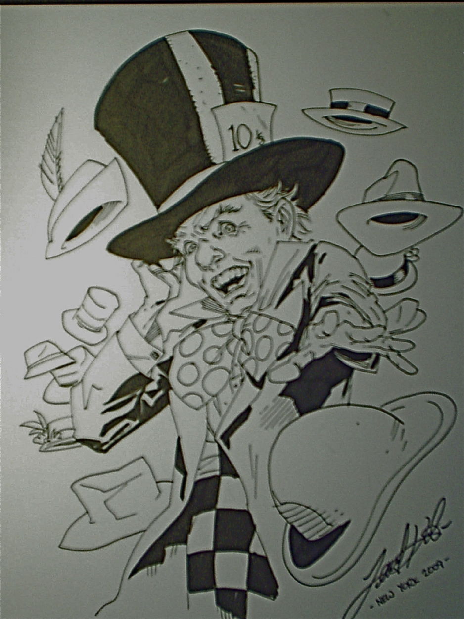 The Mad Hatter by Leonard Kirk, in Ethan Kaye's Commissions Comic Art ...