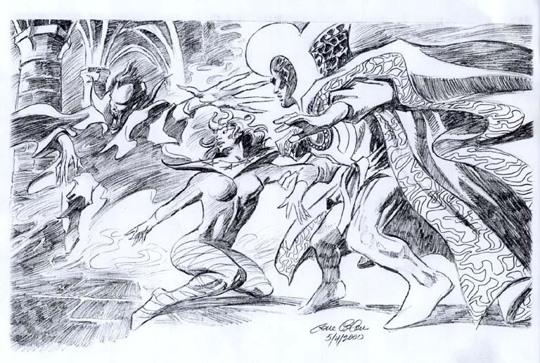 To Vanquish a Vampire in Gene Colan s Commissions Doctor Strange