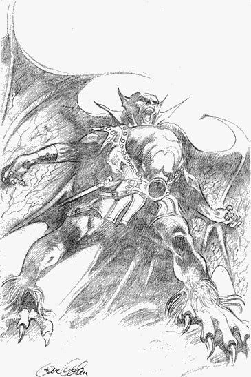 Silverblade, in Gene Colan's Commissions - Misc. 2 Comic Art Gallery Room