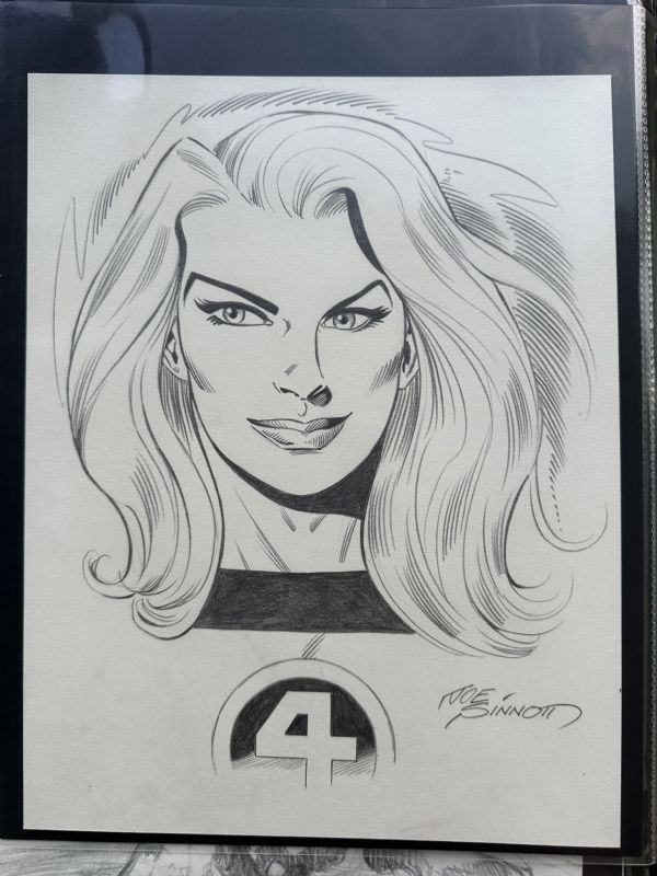 Sue Storm The Invisible Woman by Joe Sinnot, in Jonathan J's Sold Art ...