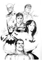 Justice League Jam Piece (Yardin, Scott, Tan, Nguyen, Anderson, Frank) Comic Art