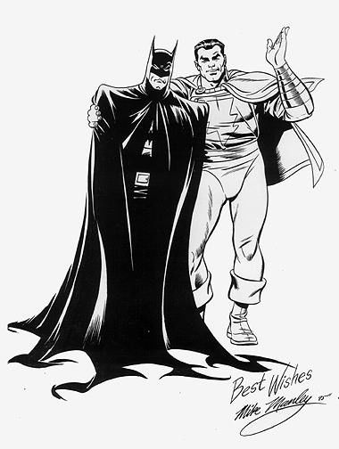 Batman-Shazam, in Mike Manley's Commissions and Sketches Comic Art ...