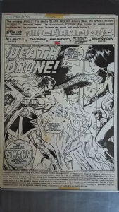 John Byrne Champions - Comic Art Member Gallery Results - Page 1