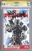 KEVIN HOPGOOD | WAR MACHINE (IRON MAN 282 COVER RECREATION) Comic Art