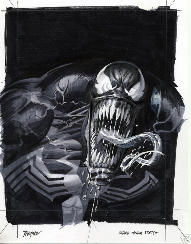 Venom Wizard 186, in Paul Stephenson's SOLD Comic Art Gallery Room