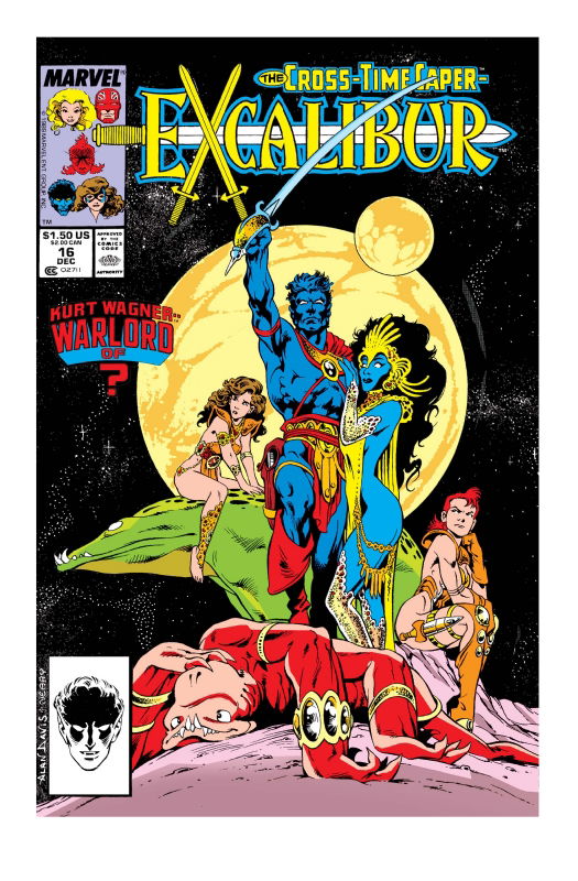 Excalibur #16 Cover Art by Alan Davis and Paul Neary (1989