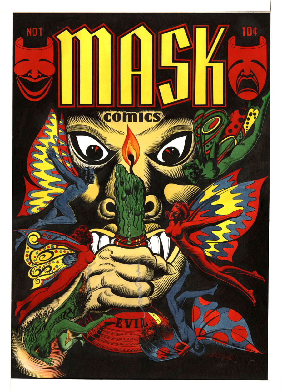 Mask Comics #1 Recreation Cover Painting By L.B. Cole, In ComicConnect ...