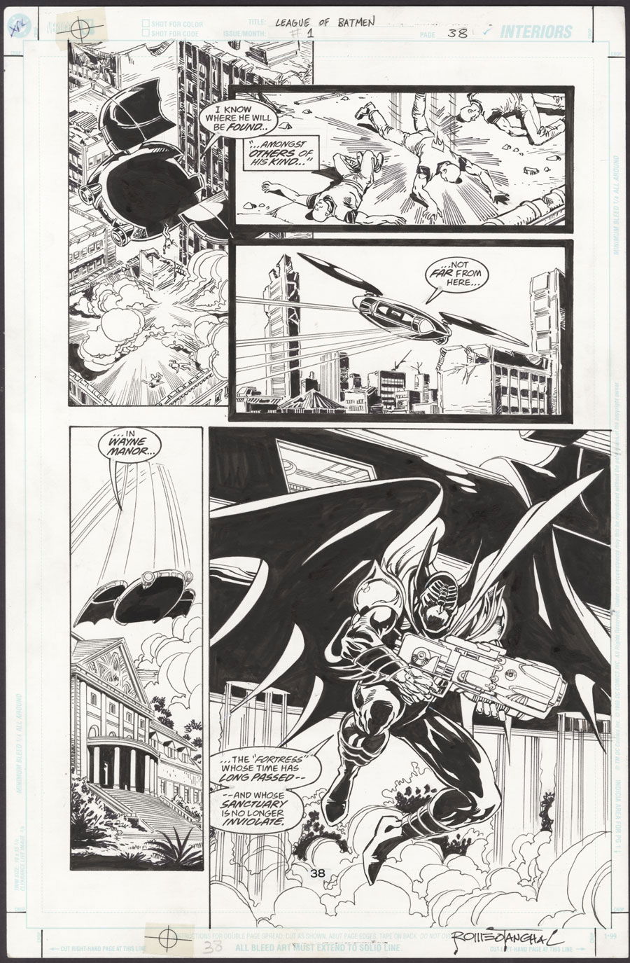 League of Batman #1 Pg. 38 by Mark Bright and Romeo Tanghal, in ...