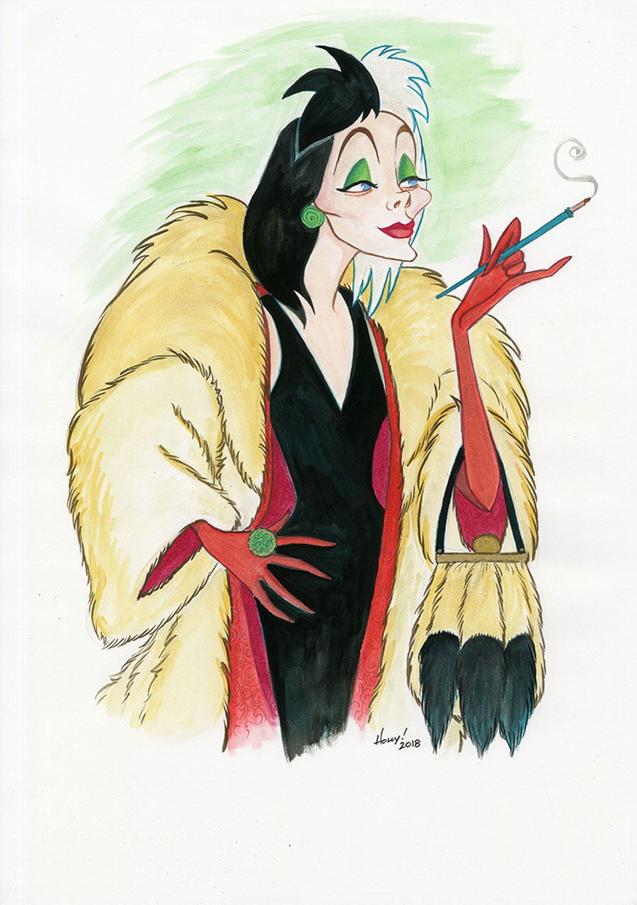 Cruella De Vil's Style Evolution