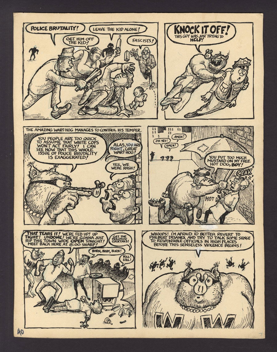 Gilbert Shelton Wonder Wart-Hog Pg. 40 by Gilbert Shelton, in ...