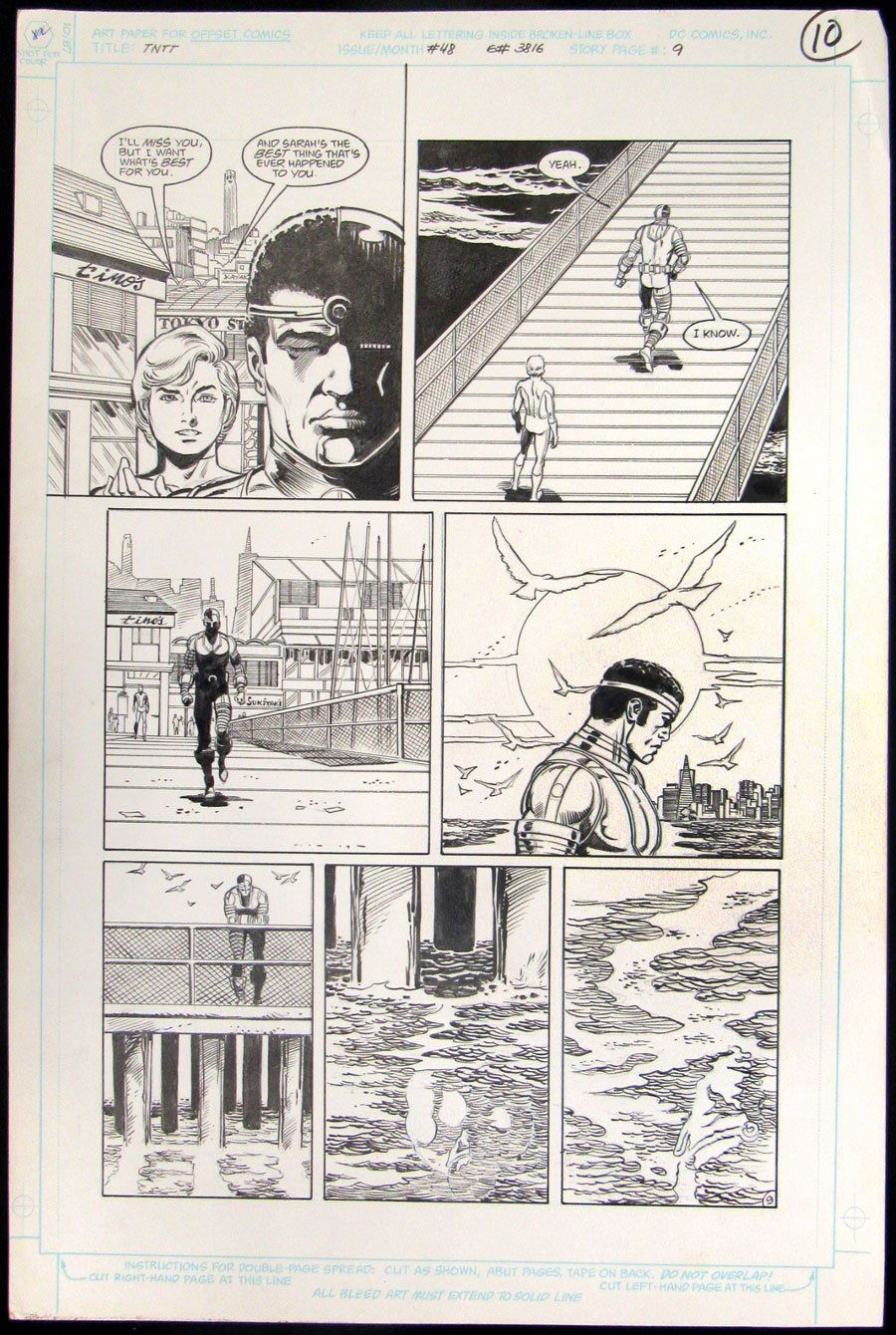 New Teen Titans #48 page 9 by Eduardo Barreto and Romeo Tanghal, in ...