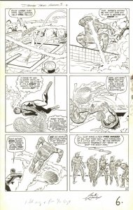 Brave & Bold 94 ( w / Teen Titans ) p 7 by Cardy, in Will K's CARDY - Brave  & Bold Comic Art Gallery Room