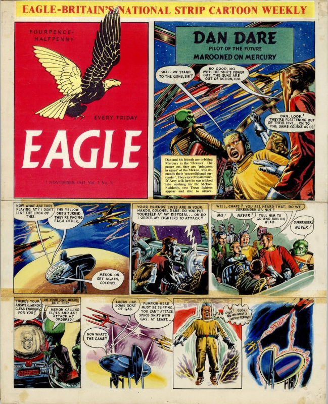 Frank Hampson - Eagle V3 #31 - Dan Dare Cover, in ComicConnect.com ...