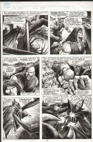 Savage Sword of Conan #210 pg 36 Comic Art