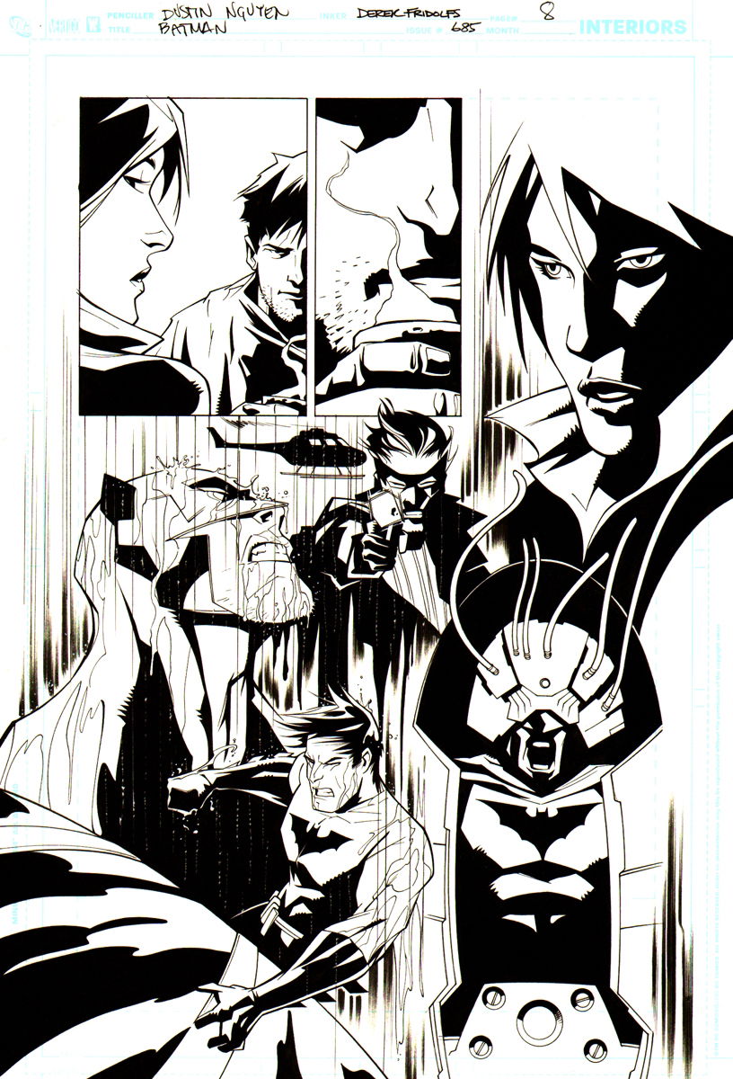 Batman #685 Page 08, in Jeffrey Dodd's Dustin Nguyen: Batman Interior Art  Comic Art Gallery Room