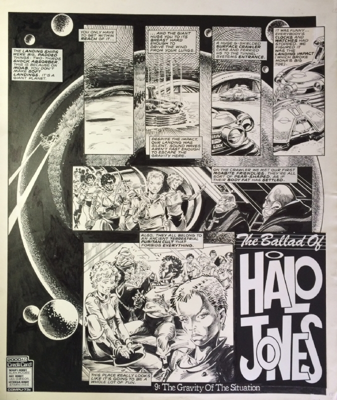 Halo Jones meets the Moabites, in Steve Hendricks's Other goodies Comic Art  Gallery Room