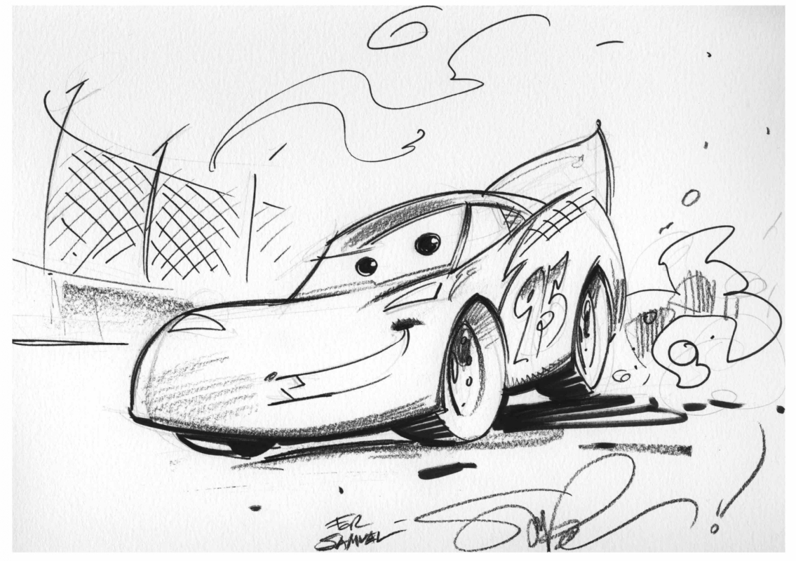 How to Draw Lightning McQueen 7 Steps with Pictures  wikiHow Fun