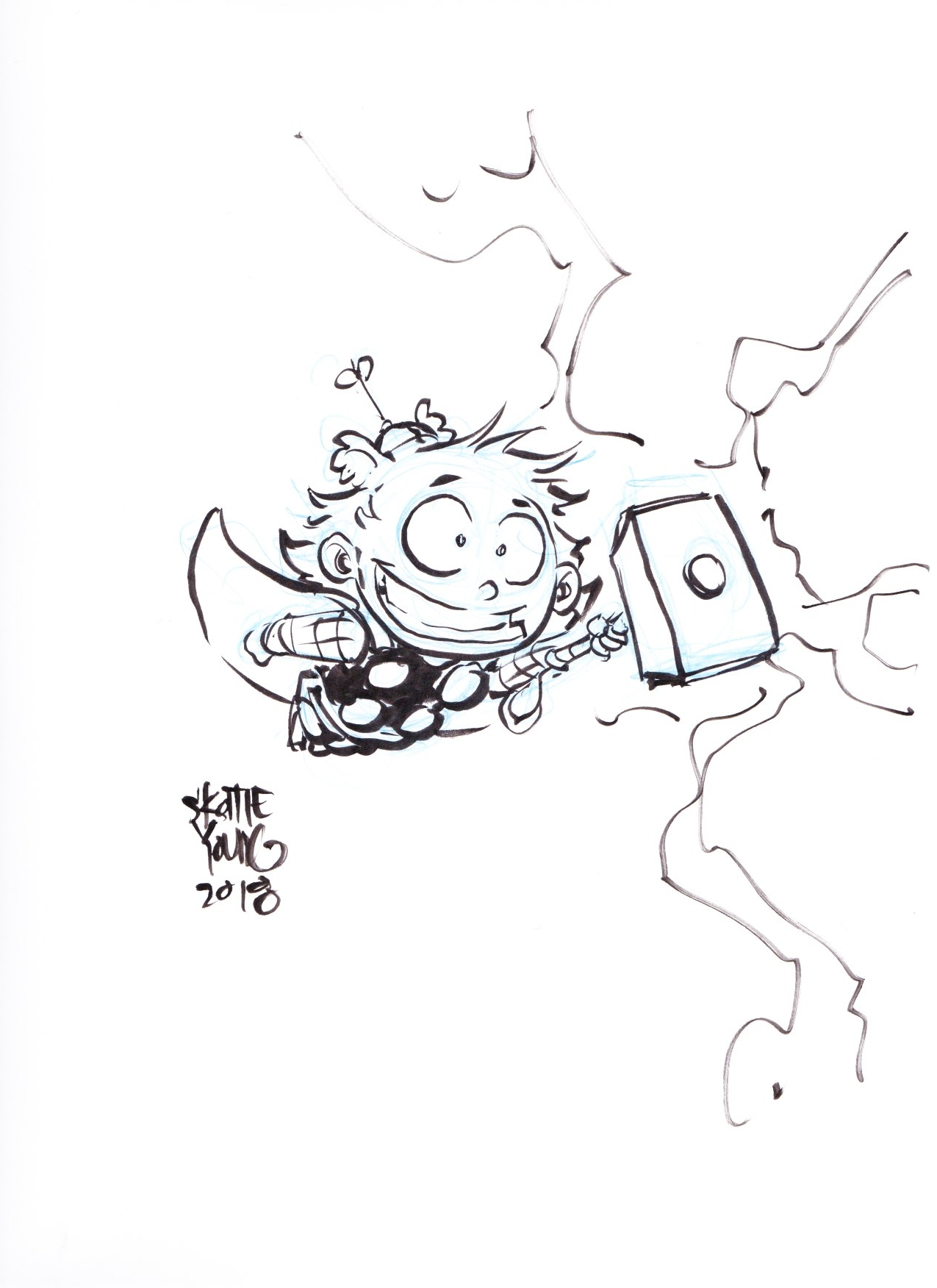 Skottie Young Link Sketch , in Brian S's Commissions Comic Art Gallery Room