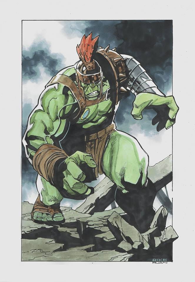 Planet Hulk (Sal Buscema Homage) - Dike Ruan, In T Shen's Homage ...