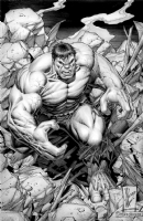 Incredible Hulk (Sal Buscema Homage) - Dale Keown Comic Art