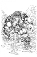 Incredible Hulk (Sal Buscema Homage) - Ron Wilson Comic Art