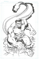 Incredible Hulk (Sal Buscema Homage) - Ron Lim and Al Milgrom Comic Art