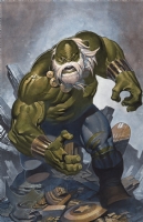 Maestro (Sal Buscema Hulk Homage) - Chris Stevens Comic Art