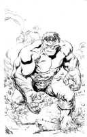 Incredible Hulk (Sal Buscema homage) - Tom Raney Comic Art