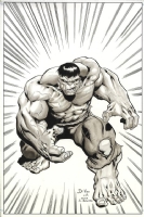 Incredible Hulk (Sal Buscema homage) - Andrea Di Vito Comic Art